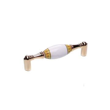 Ventus 2031-00 B03 Mobilya Kulp Antik Sarı - 128 mm