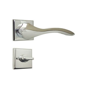 Nobel Bilecik Krom İnox Kare Rozetli Kapı Kolu Wc Kapısı