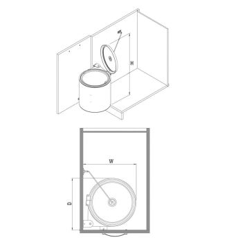 Starax 2251 Star Çöp Kovası 10 Litre