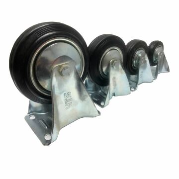 Hts Döner Başlı Tablalı Sanayi Tipi Teker Slb 15 cm