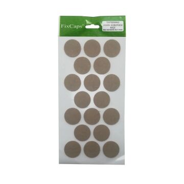 FixCaps Yapışkanlı Keçe Kahve Kare - En Ve Boy 40X90 mm