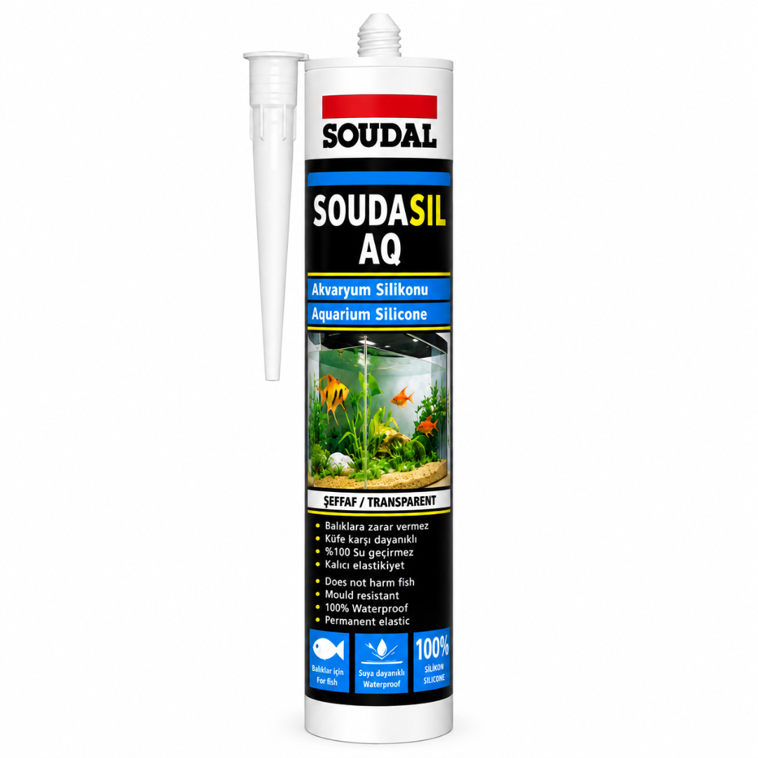 Soudal Şeffaf Akvaryum Silikonu 280 ml