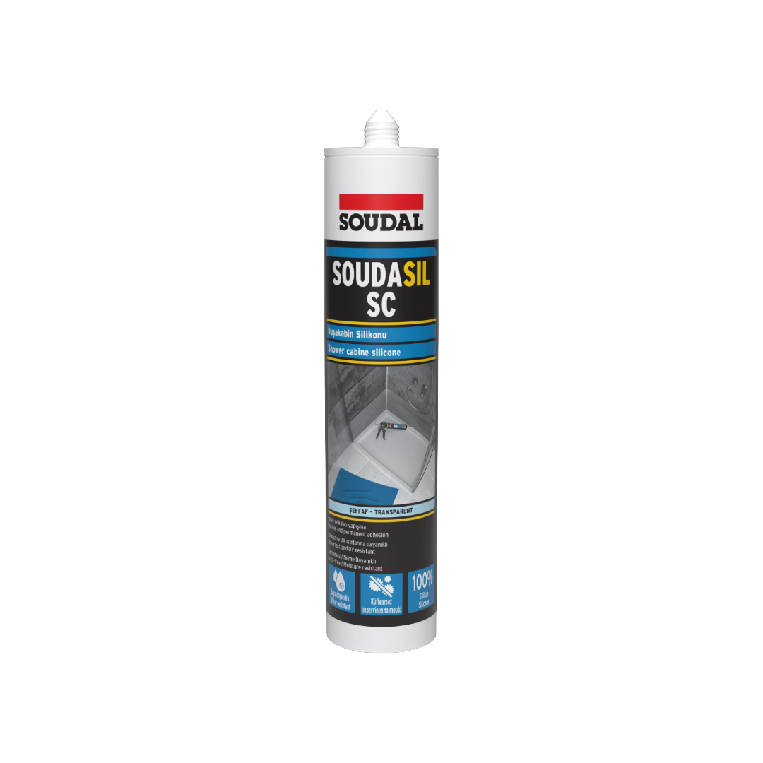 Soudal Şeffaf Duşakabin Silikonu 280 ml