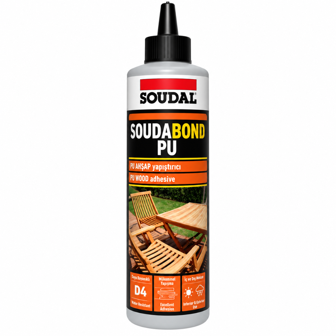 Soudal D4 PU Ahşap Yapıştırıcı