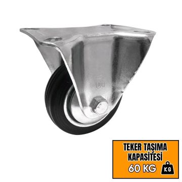 Hts Sabit Tablalı Sanayi Tipi Teker 8 cm