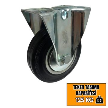Hts Sabit Tablalı Sanayi Tipi Teker 8 cm