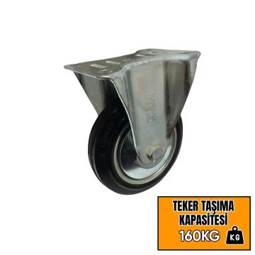 Hts Sabit Tablalı Sanayi Tipi Teker 12,5 cm