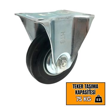 Hts Sabit Tablalı Sanayi Tipi Teker 12,5 cm
