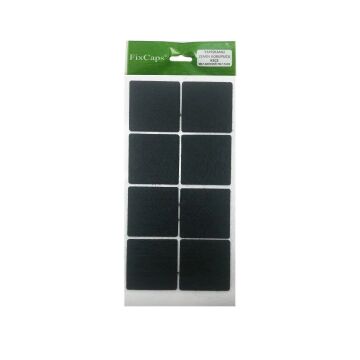 Weiss Yapışkanlı Keçe Siyah Yuvarlak - Çap 50 mm