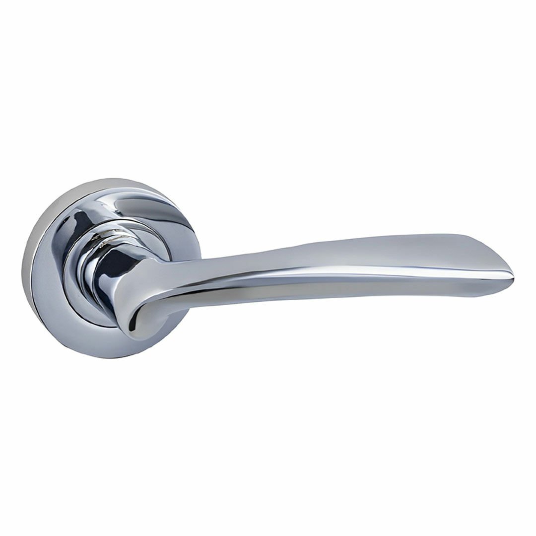 Doğanlar Fulya Rozetli Kapı Kolu Krom - Oda Kapısı