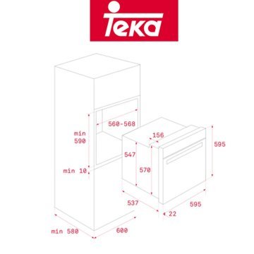 Teka HEB 627 I Paslanmaz Çelik Fırın