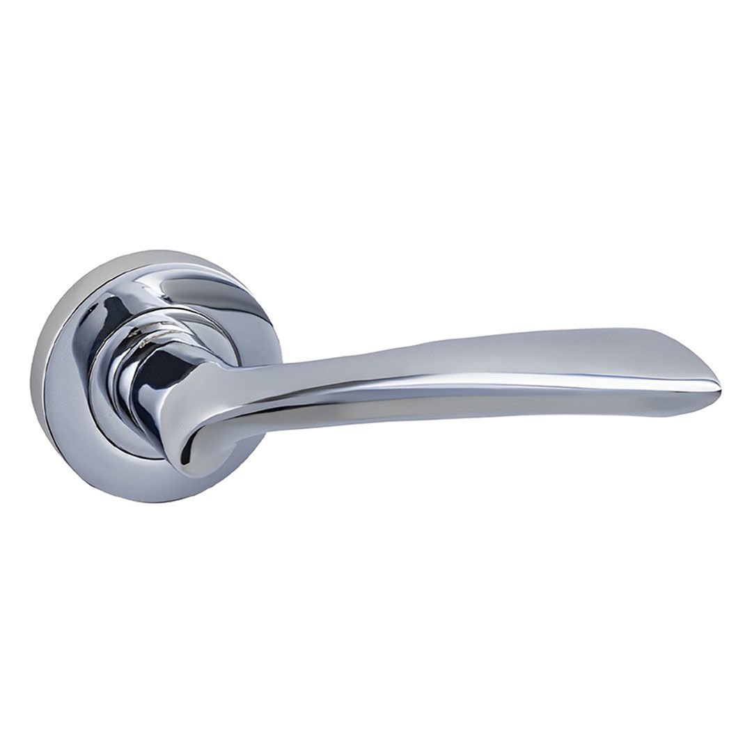 Doğanlar Fulya Rozetli Kapı Kolu Krom - Wc Kapısı