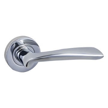 Doğanlar Fulya Rozetli Kapı Kolu Krom - Wc Kapısı