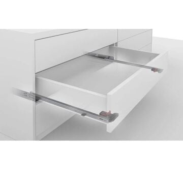 Samet Smart Slide Frenli Çekmece Rayı Tam Açılım - 40 cm