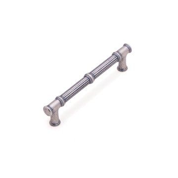 System 4227 Mobilya Kulp Gümüş Eskitme - 128 mm