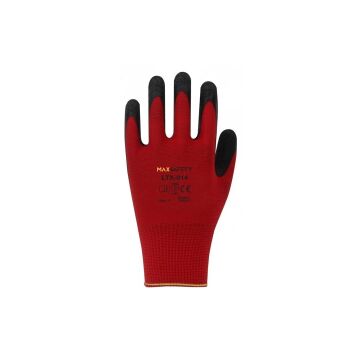 İş Güvenlik Eldivenleri Lüx Latex Kırmızı 1 Çift