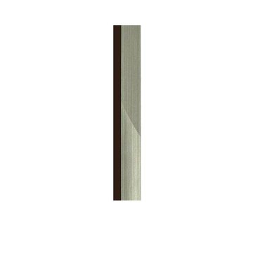 Roma Akrilik Çift Renk Pvc Kenarbant 100 Metre Gri - Beyaz - 1*22 mm