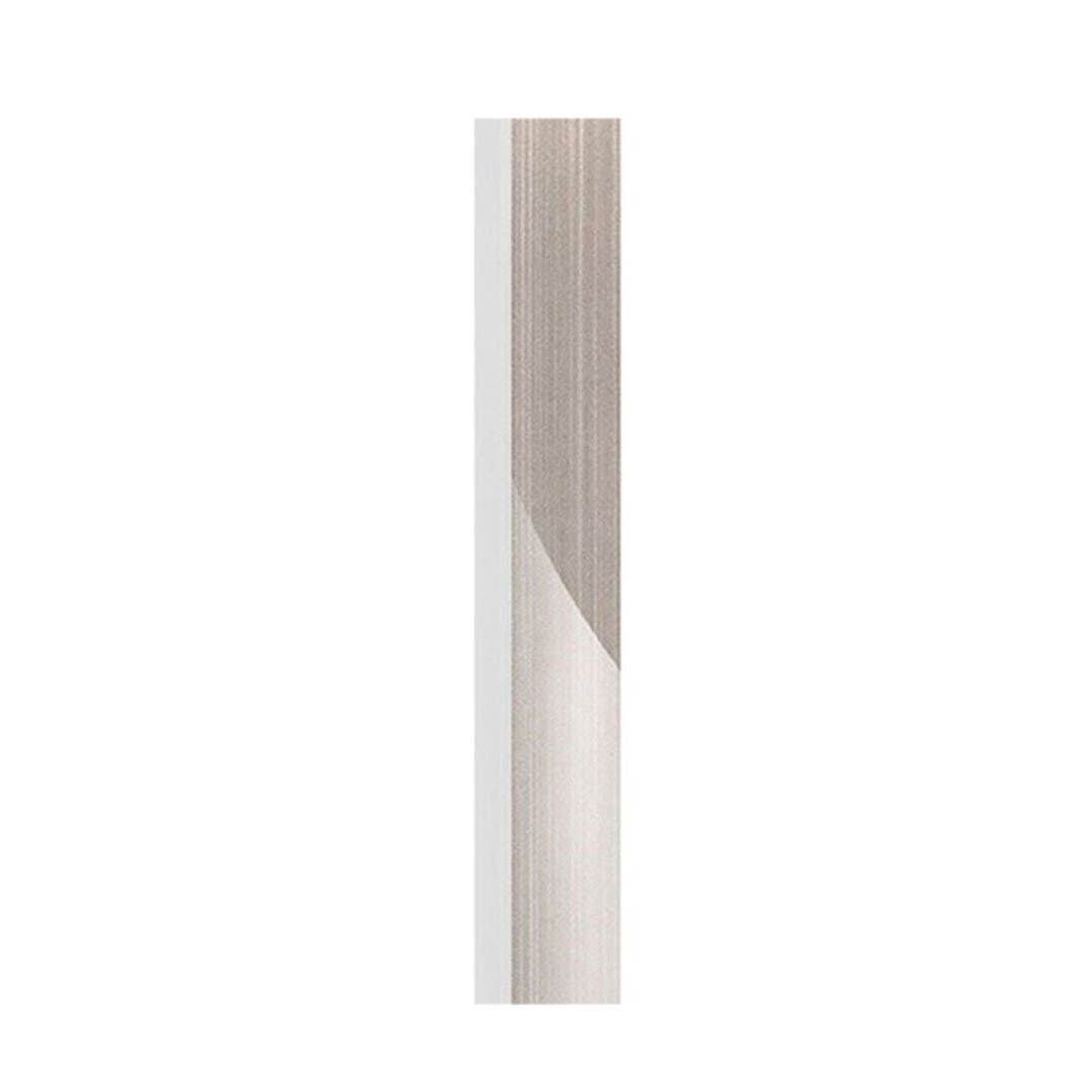 Roma Akrilik Çift Renk Pvc Kenarbant 100 Metre Gri - Beyaz - 1*22 mm