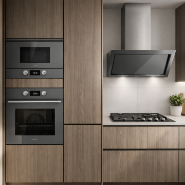 Teka Urban 60 Gri (Hlb 8600 Fırın-Ml 8220 Mikrodalga Fırın-Gzc 64320 Ocak-Dlv 68660 Dav)