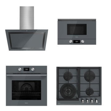 Teka Urban 60 Gri (Hlb 8600 Fırın-Ml 8220 Mikrodalga Fırın-Gzc 64320 Ocak-Dlv 68660 Dav)