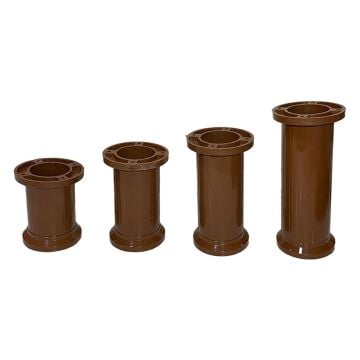 Mc Letto Plastik Mobilya Ayak 8 cm Gri