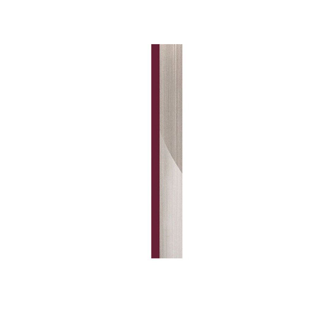 Roma Akrilik Çift Renk Pvc Kenarbant 100 Metre Gri - Bordo - 1*22 mm