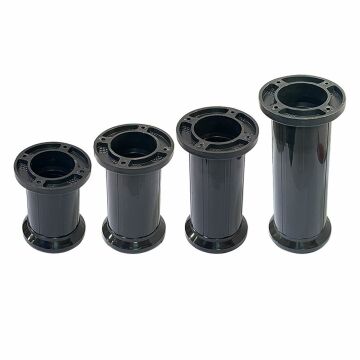 Mc Letto Plastik Mobilya Ayak 12 cm Kahve