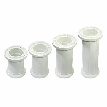 Mc Letto Plastik Mobilya Ayak 15 cm Beyaz