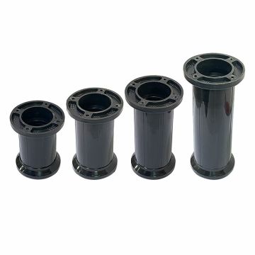 Mc Letto Plastik Mobilya Ayak 8 cm Siyah