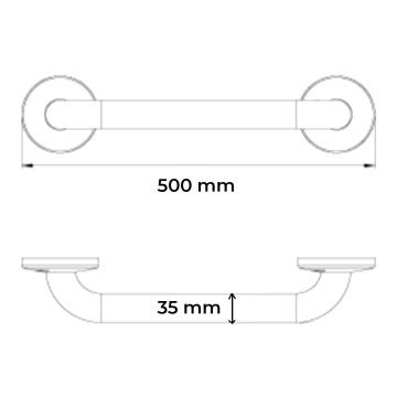 Duxxa Küvet Tutamağı 50 cm