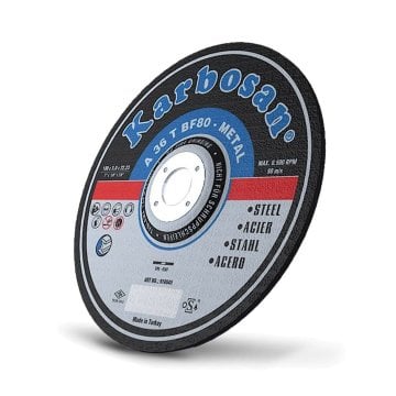 Karbosan Metal Kesici Düz Taş 115 x 3 mm