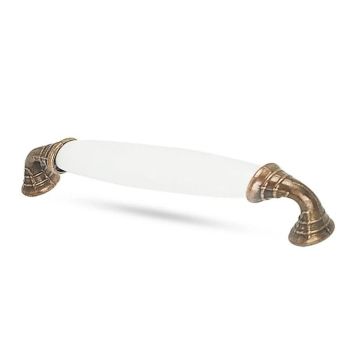 Eymen Polimer Düz Antik Bakır Mobilya Kulp 128 mm