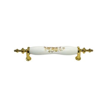 Eymen Polimer Kahve Çekirdeği Mobilya Kulp Altın 128 mm