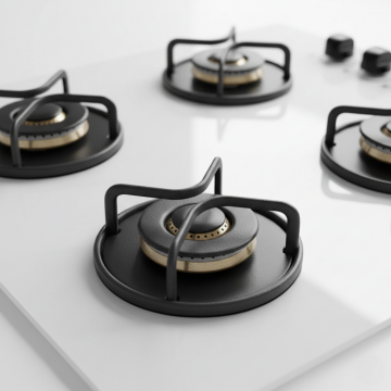 Teka GBE 64002 60 Cm Beyaz Gazlı Cam Ocak