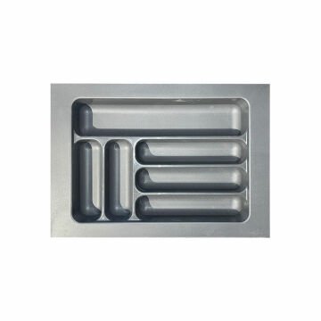 Starax Plastik Çekmece İçi Kaşıklık 2283-G / Gri - 34 x 49 cm