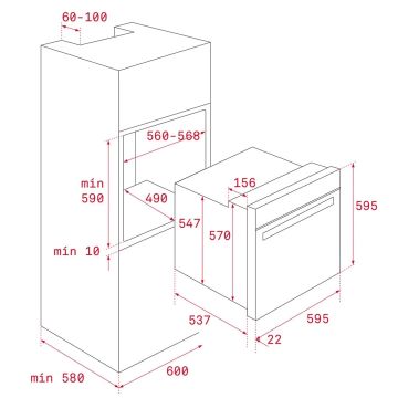 Teka HRB 6300 VN Bej Rustik Ankastre Fırın
