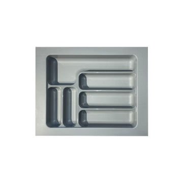 Starax Plastik Çekmece İçi Kaşıklık 2284-G / Gri - 39 x 49 cm