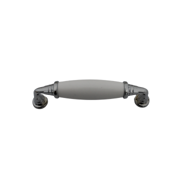 Polimer Düz 96 Krom (P01) Düğme Mobilya Kulp