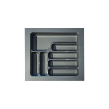 Starax Plastik Çekmece İçi Kaşıklık 2285-A / Antrasit - 44 x 49 cm