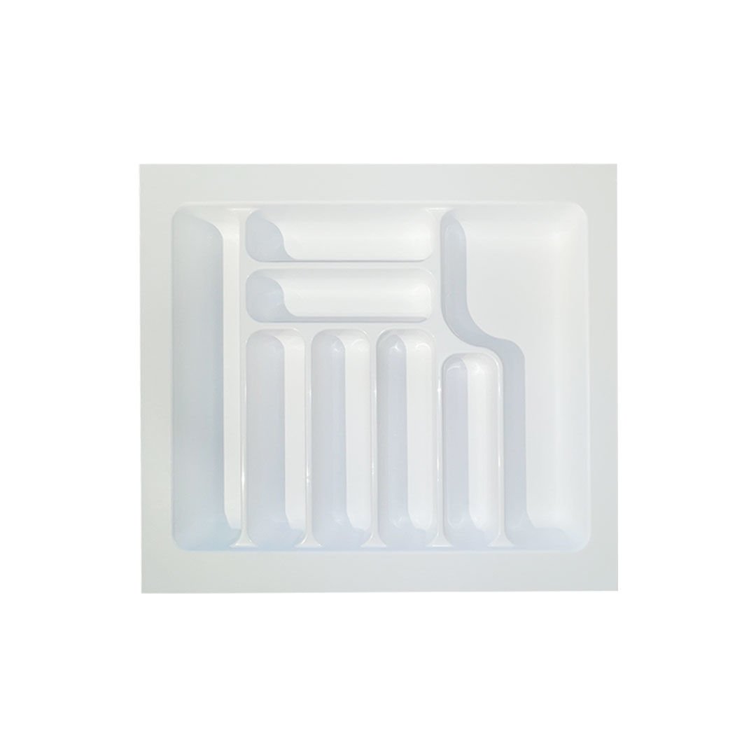 Starax Plastik Çekmece İçi Kaşıklık 2287-W / Beyaz - 54 x 49 cm