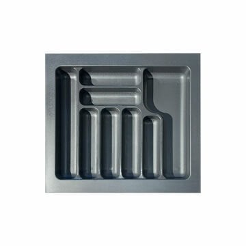 Starax Plastik Çekmece İçi Kaşıklık 2287-G / Gri - 54 x 49 cm