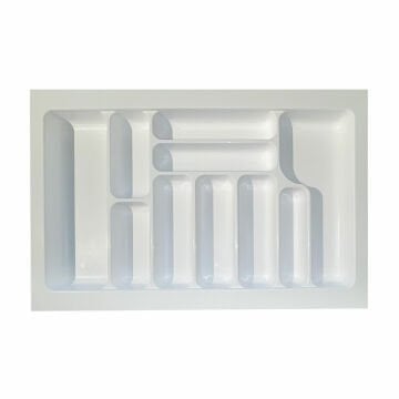 Starax Plastik Çekmece İçi Kaşıklık 2289-W / Beyaz - 74 x 49 cm