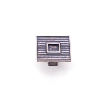 System SY 4410 Mobilya Kulp Antik Gümüş - Düğme 8 mm