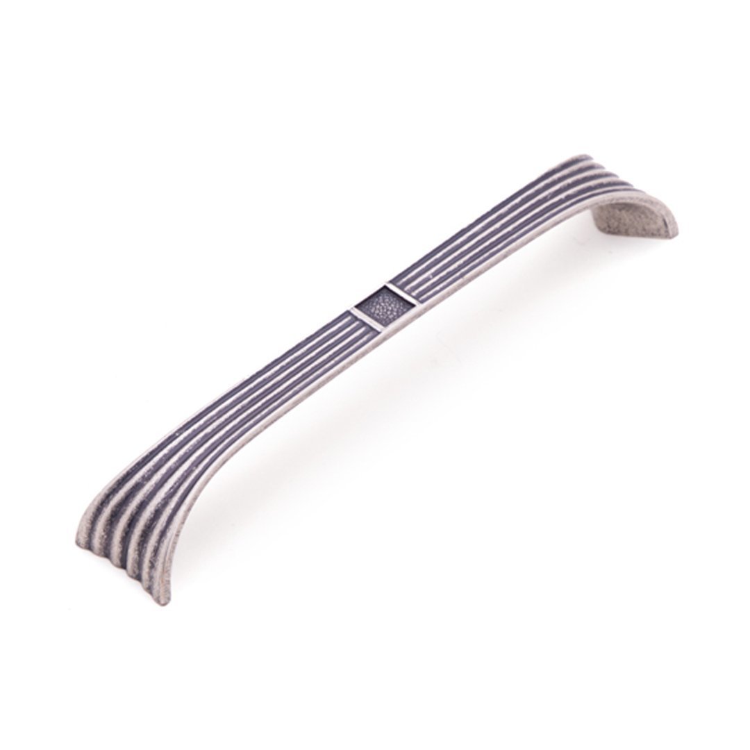 System SY 4410 Mobilya Kulp Antik Gümüş - 128 mm