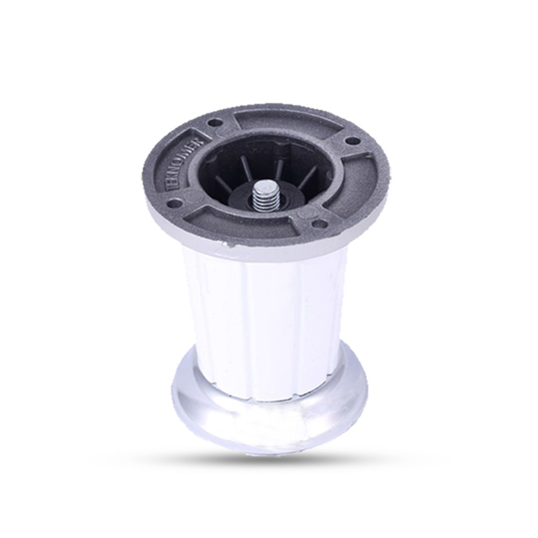Artemis Mobilya Ayak Parlak Beyaz - 8 cm
