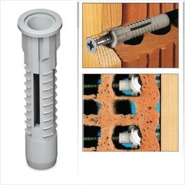 Tuğla Dübeli 8mm - 50 Adet