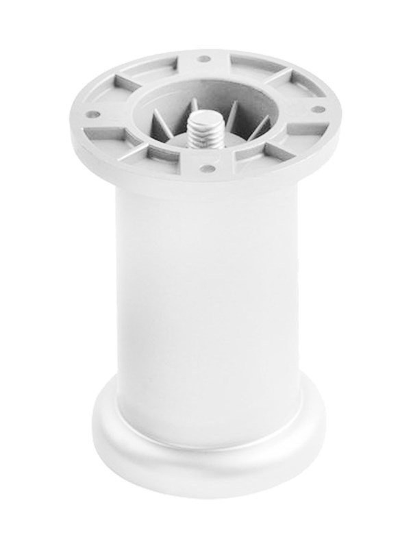 Jumbo Beyaz Mobilya Ayak 8 cm