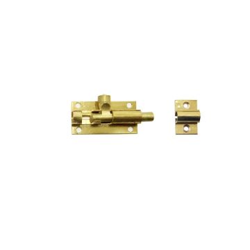 555 Pirinç Kapı Sürgüsü 5 cm - Sarı