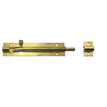 555 Pirinç Kapı Sürgüsü 10 cm - Sarı