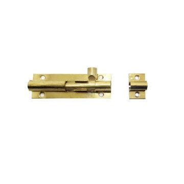 555 Pirinç Kapı Sürgüsü 7,5 cm - Krom